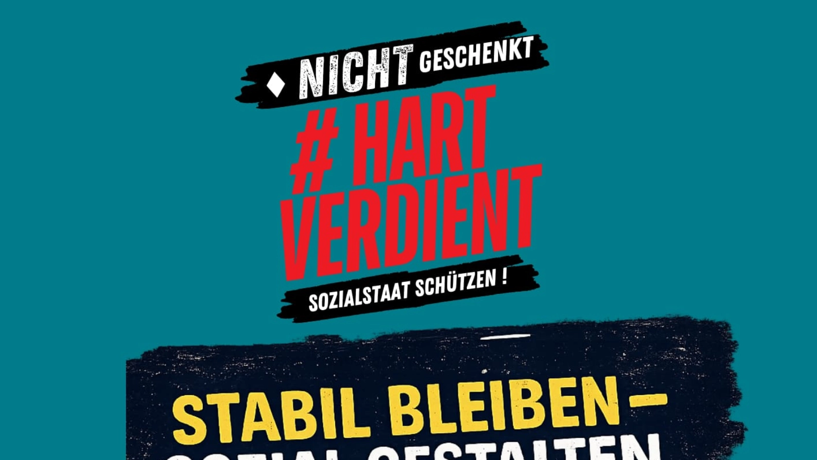 Sozialstaat Kundgebung Tübingen 2