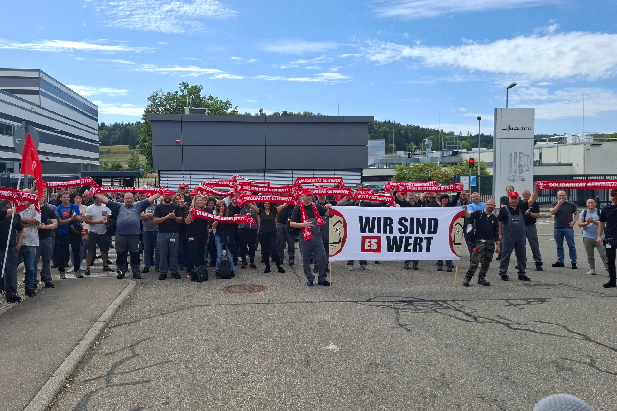 Warnstreik Walter AG