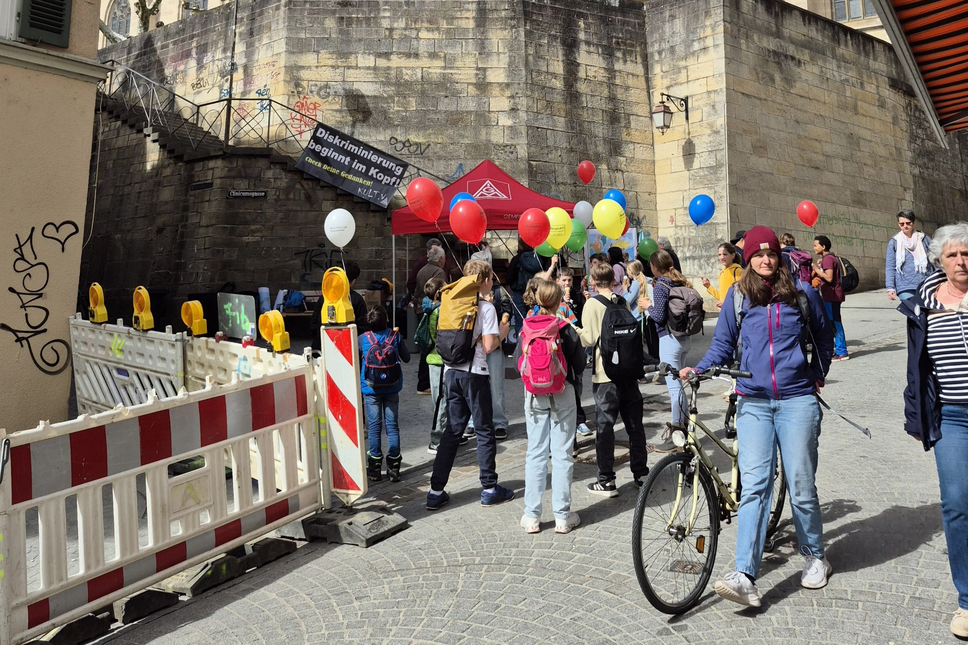 Infostand gegen Rassismus