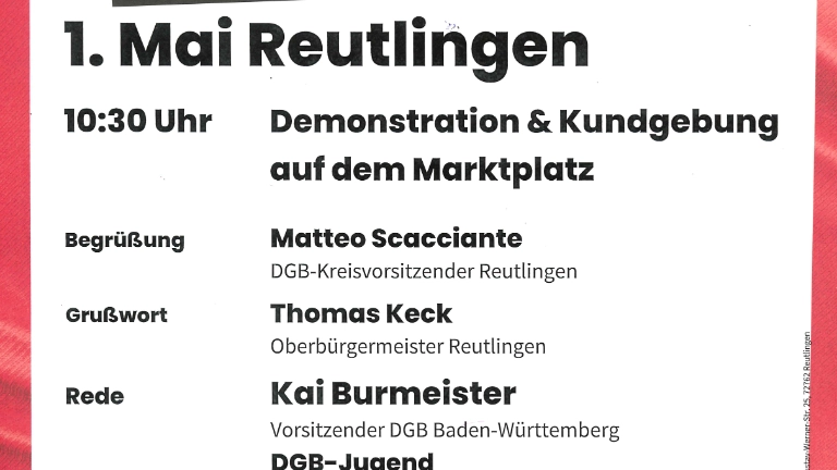 1. Mai Reutlingen